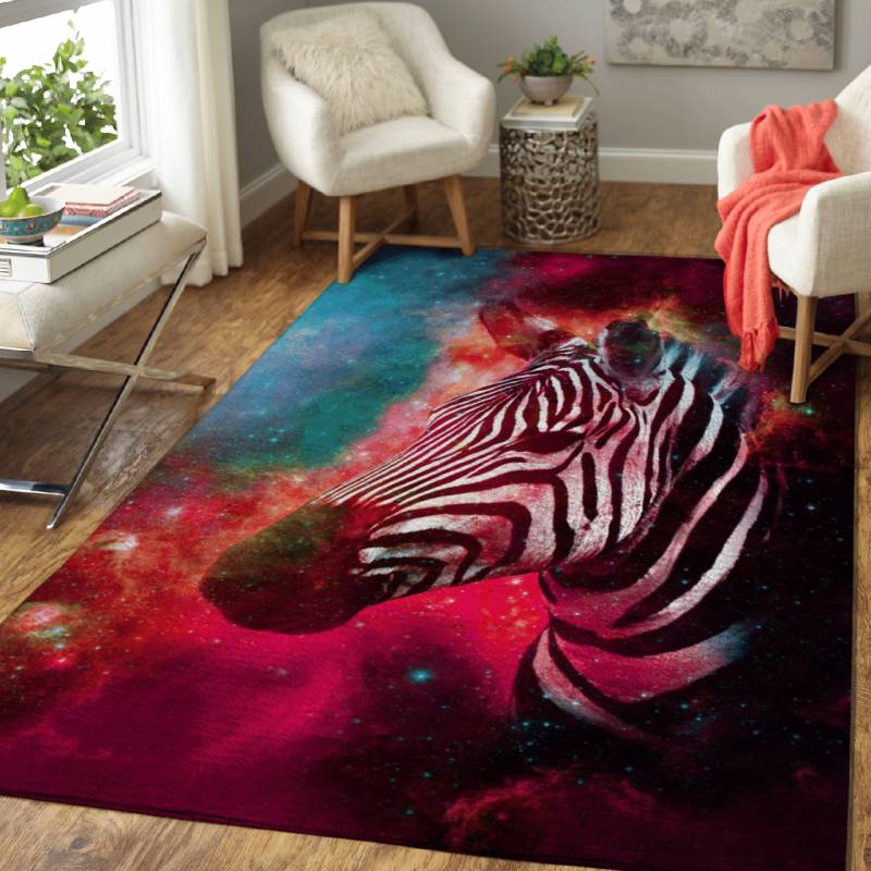 Zebra – Space Animals Area Rug Carpet