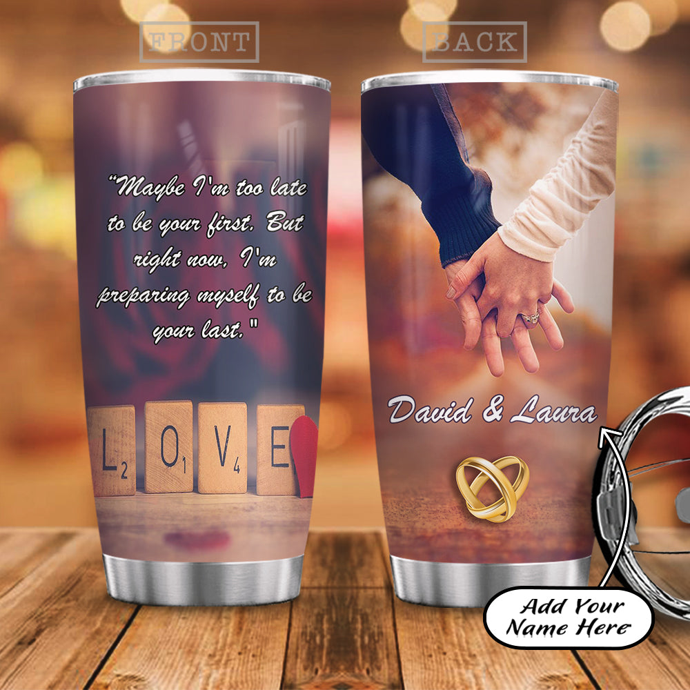 Personalized Couples Acaa2606006Z Stainless Steel Tumbler