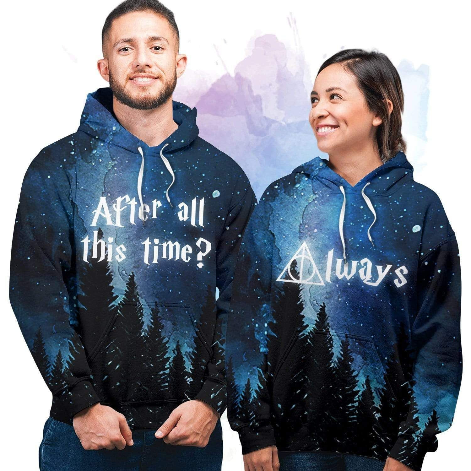 Love is Love Always Couple Hoodie 3D