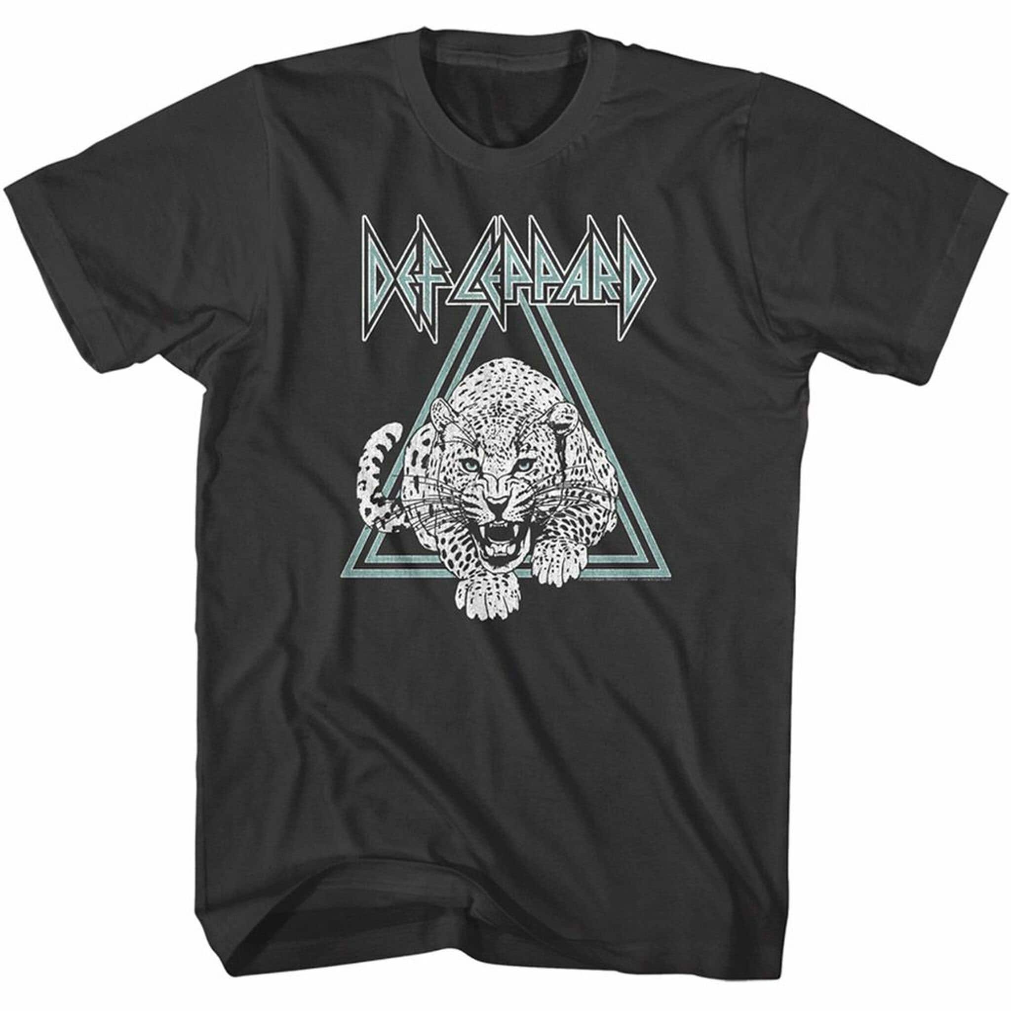 Def Leppard Double Triangle Smoke Adult T-Shirt