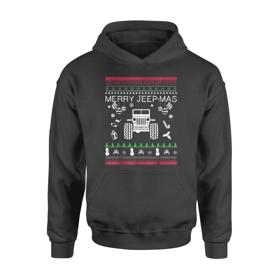 Christmas Hoodie Mery Jeep-mas Ugly Shirt Christmas Jeep clothing – FSD851