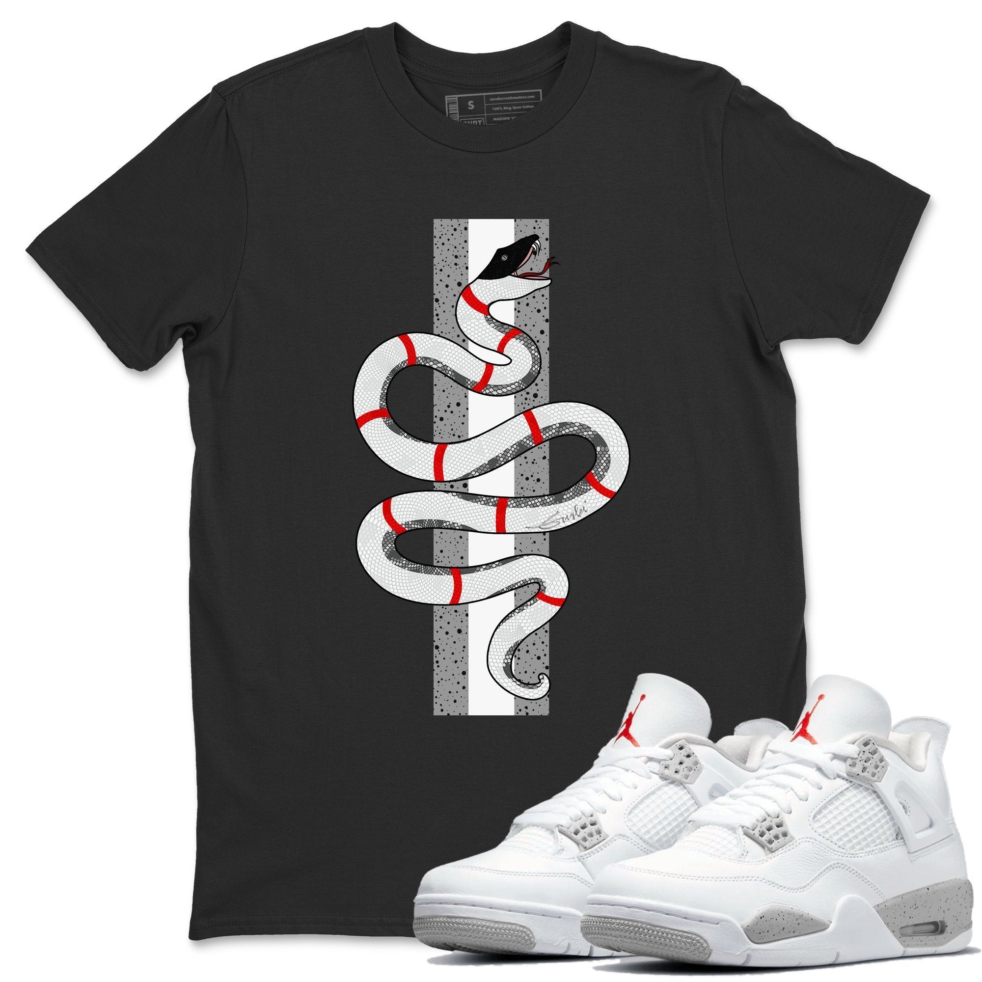 Snake T-Shirt – Air Jordan 4 White Oreo