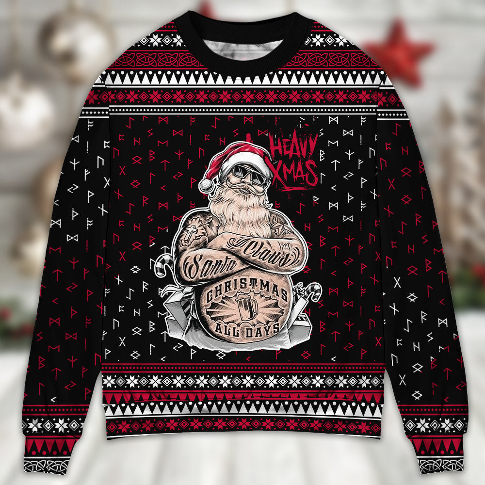 Ugly Christmas Sweater Krampus Party  Lighthouse Tattoo