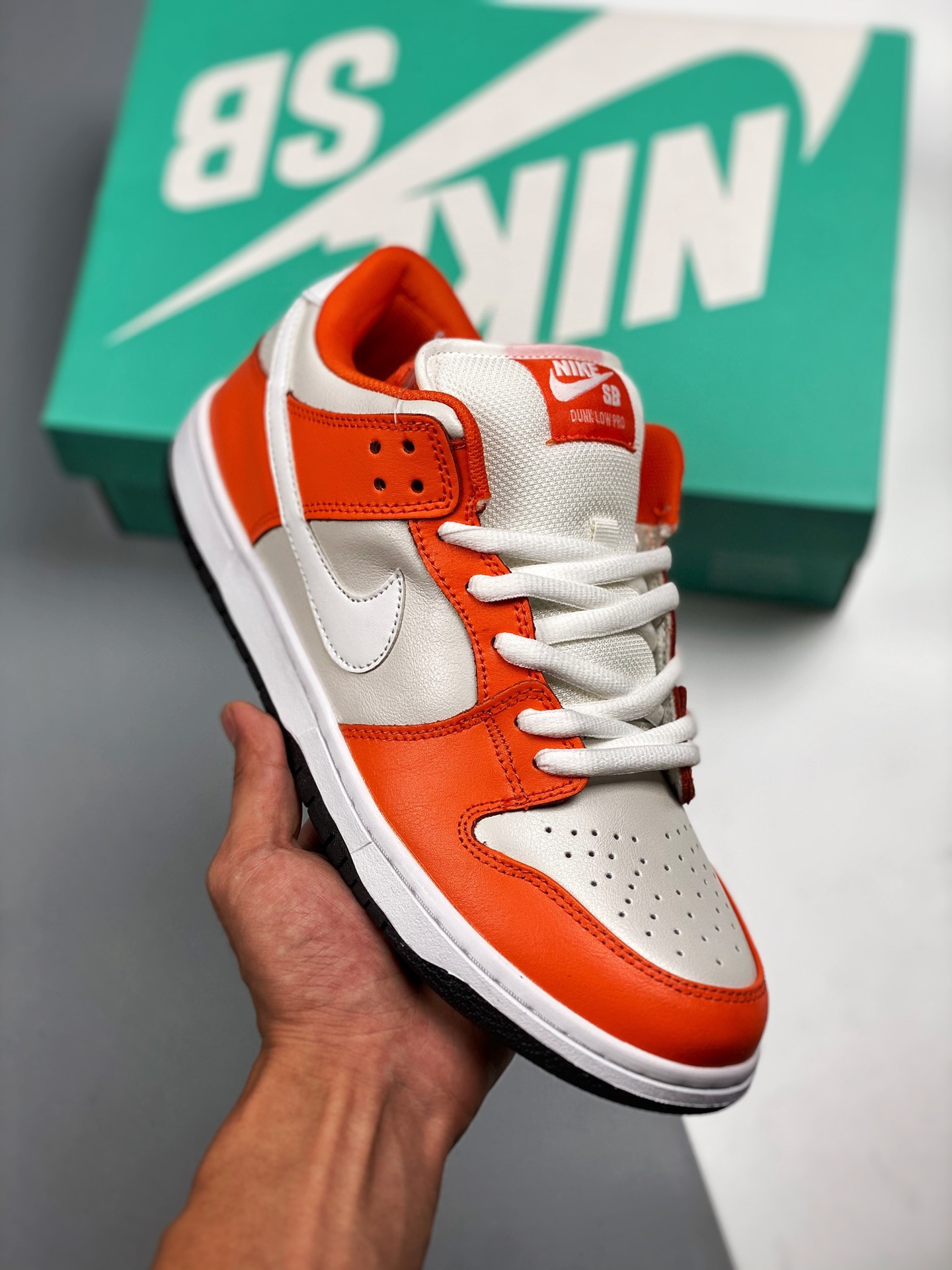 Nike SB Dunk Low Orange Box Safety OrangeWhite-Cream 5339109