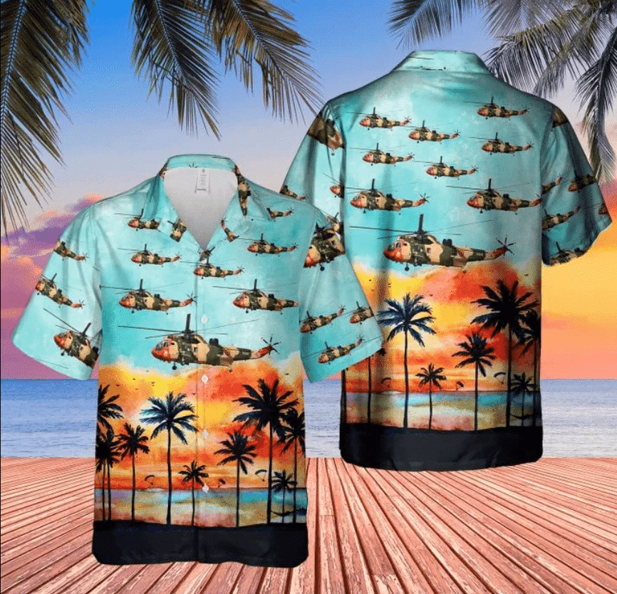 Sunset Beach Belgian Air Force Aloha Hawaii Shirts Dh Ha80857