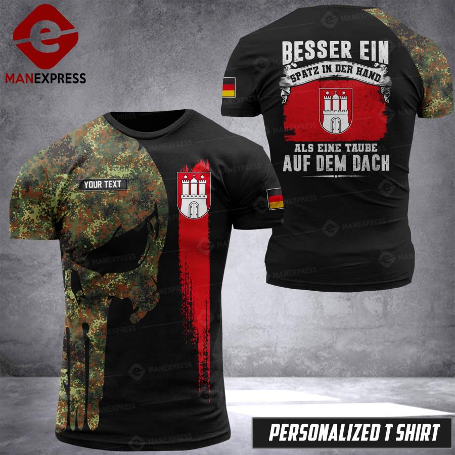 VH CUSTOMIZE Hamburg T-SHIRT HOODIE 3D PRINTED HVQ 2509
