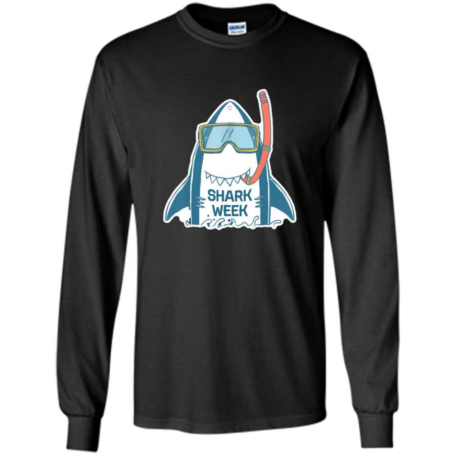 Week of The Shark New 2018 Novelty Graphic – Gildan Long Sleeve Shirt