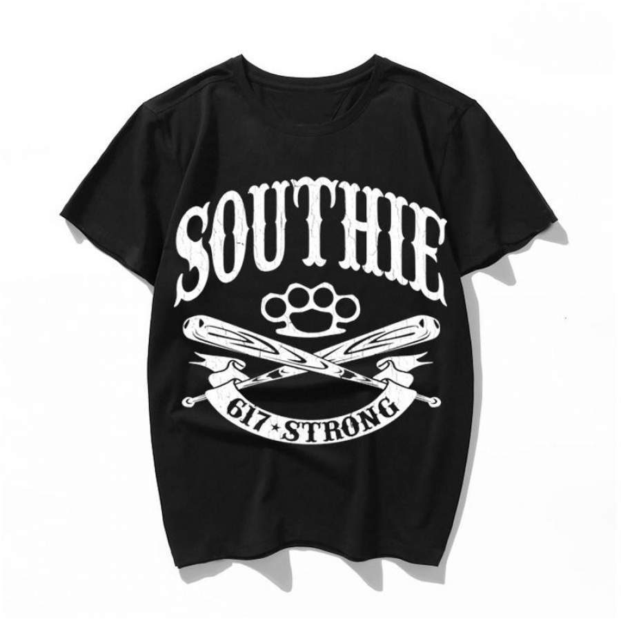 southie 617 vintage distressed design Cartoon T Shirt Women men Kawaii Tshirt Fashion Clothes Streetwear Vintage Harajuku Kawaii T-Shirt