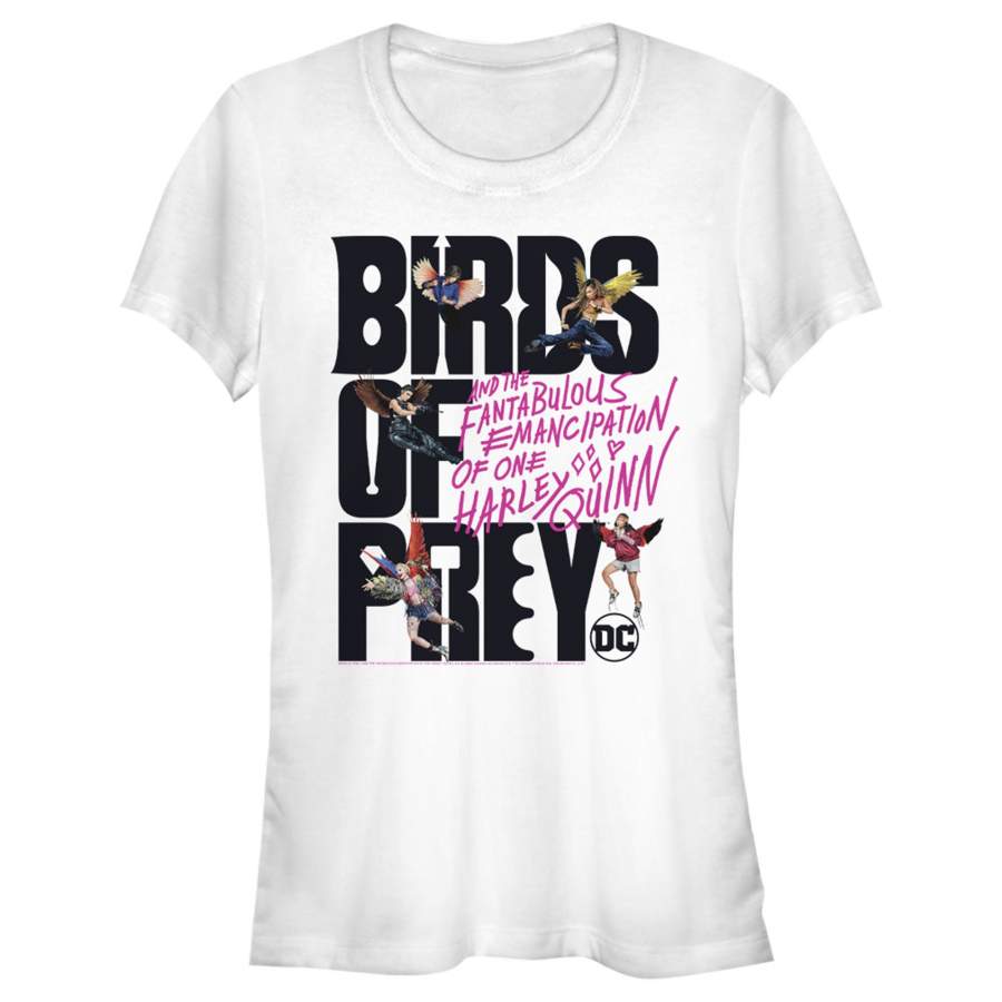 Birds of Prey Junior’s Flight Logo  T Shirt