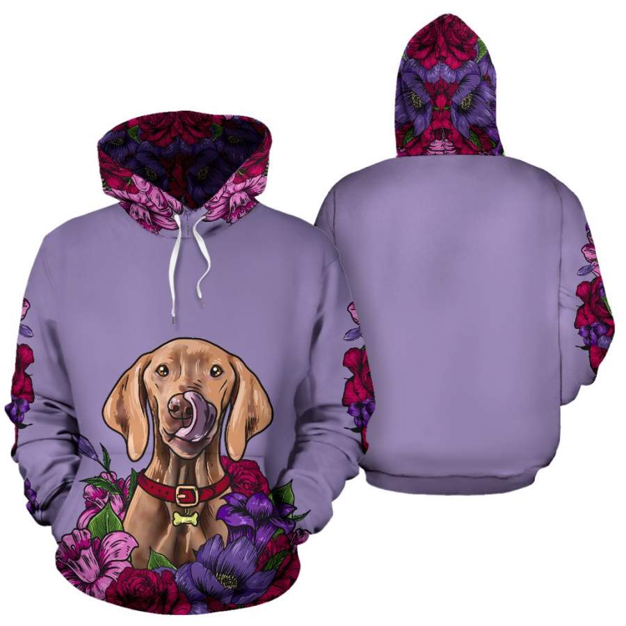 Illustrated Vizsla Hoodie-Clearance - WoodworkingCore