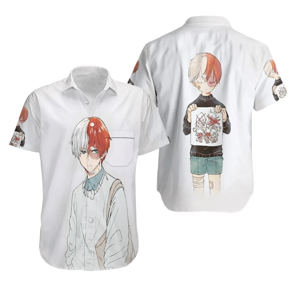 My Hero Academia Todoroki Shoto For Japanese Anime Fan Hawaii Shirt Combo Beach Ha12512