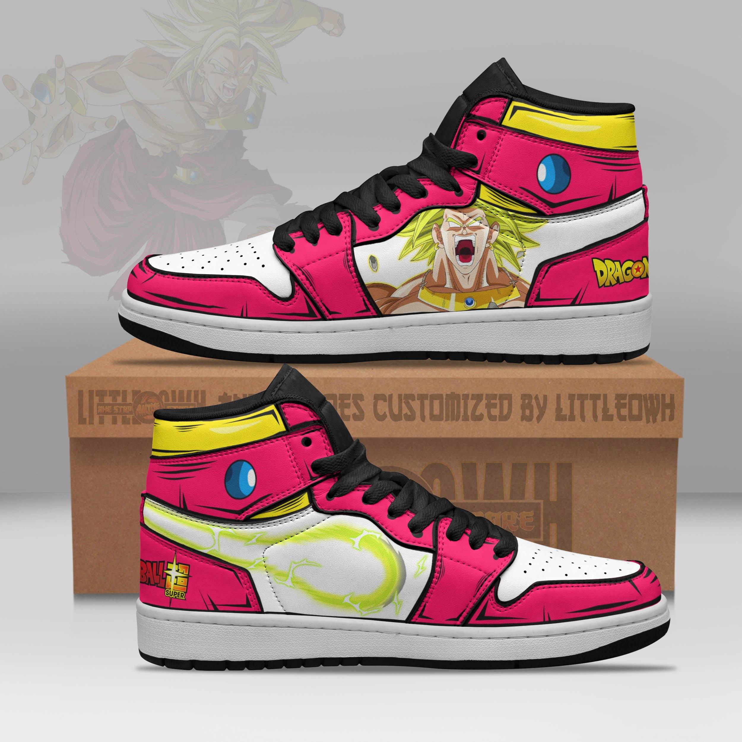 Broly Jd Sneakers Custom Dragon Ball Anime Shoes