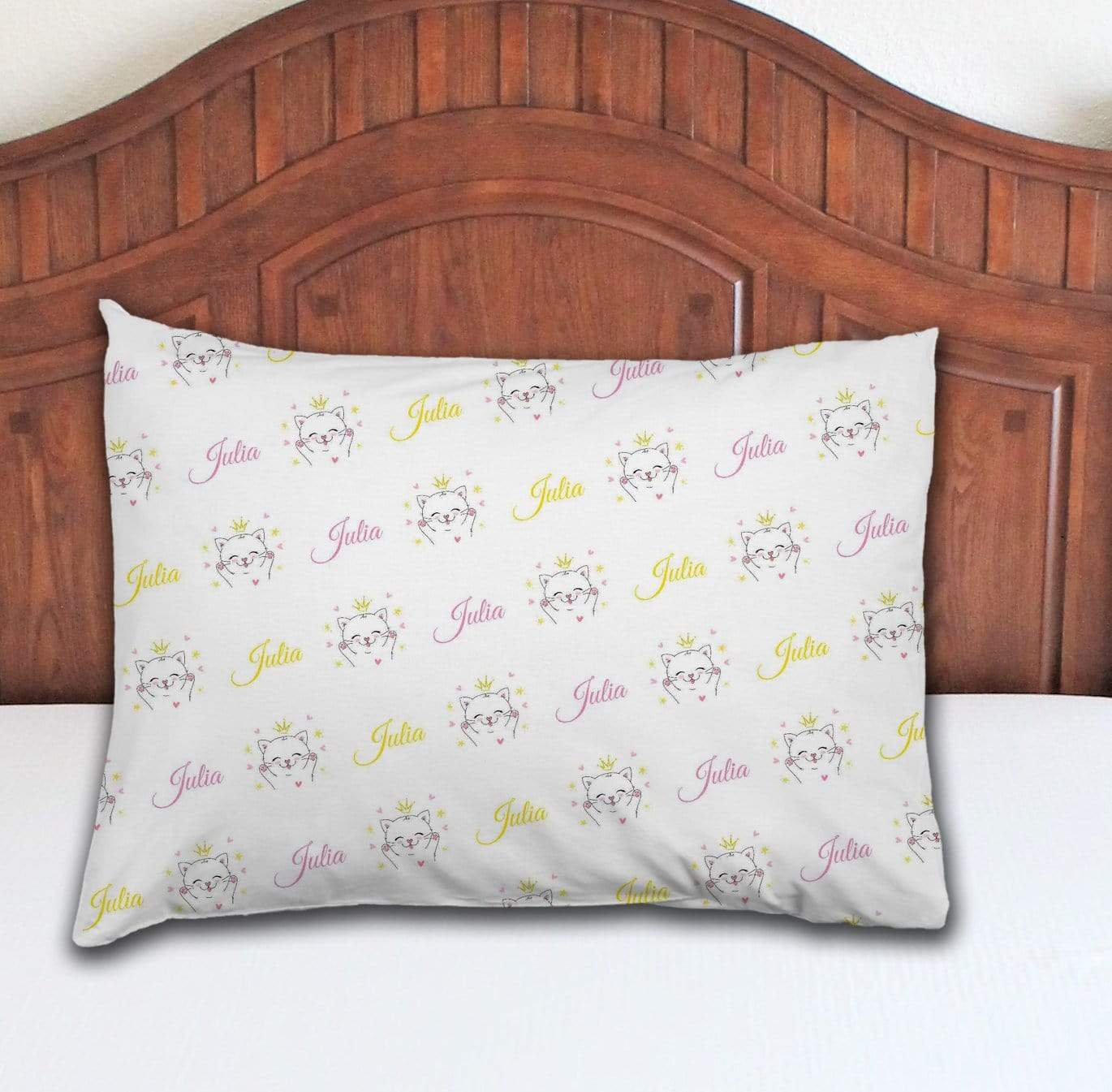 Personalized Kitten Design Microfiber Pillowcase