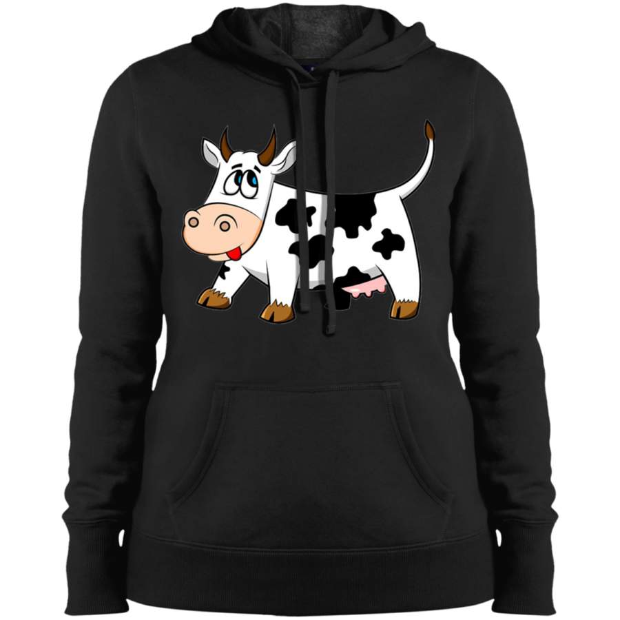 AGR Cow Ladies’ Pullover Hooded Sweatshirt