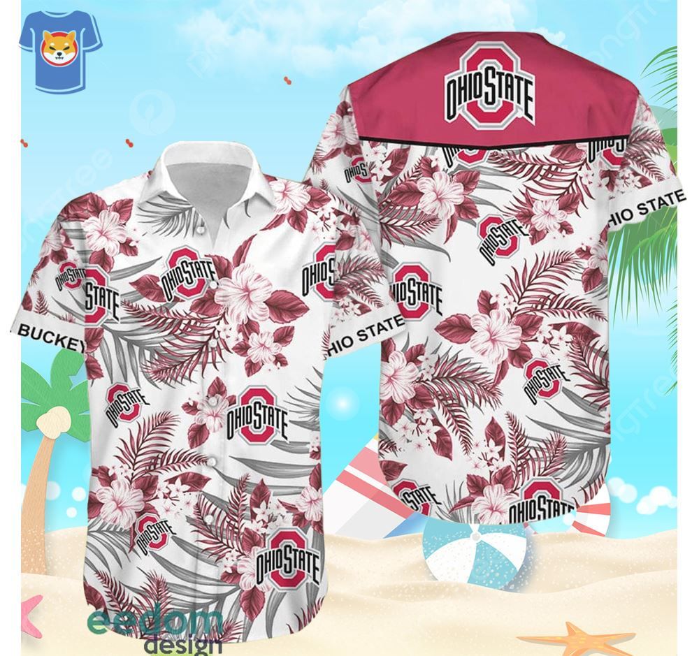 Ohio State Buckeyes Aloha Beach Gift Hawaiian Shirt For Men And Women