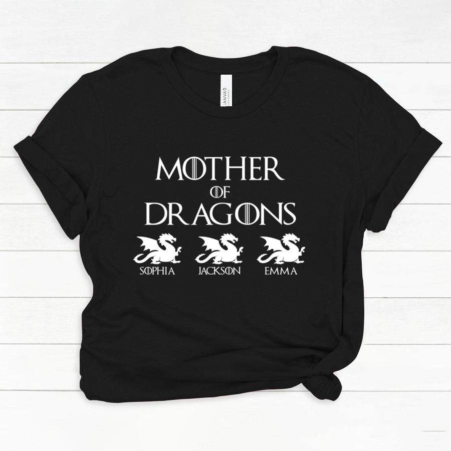 PERSONALIZED MOTHER OF DRAGONS SHIRT, CUSTOM MOTHER SHIRT