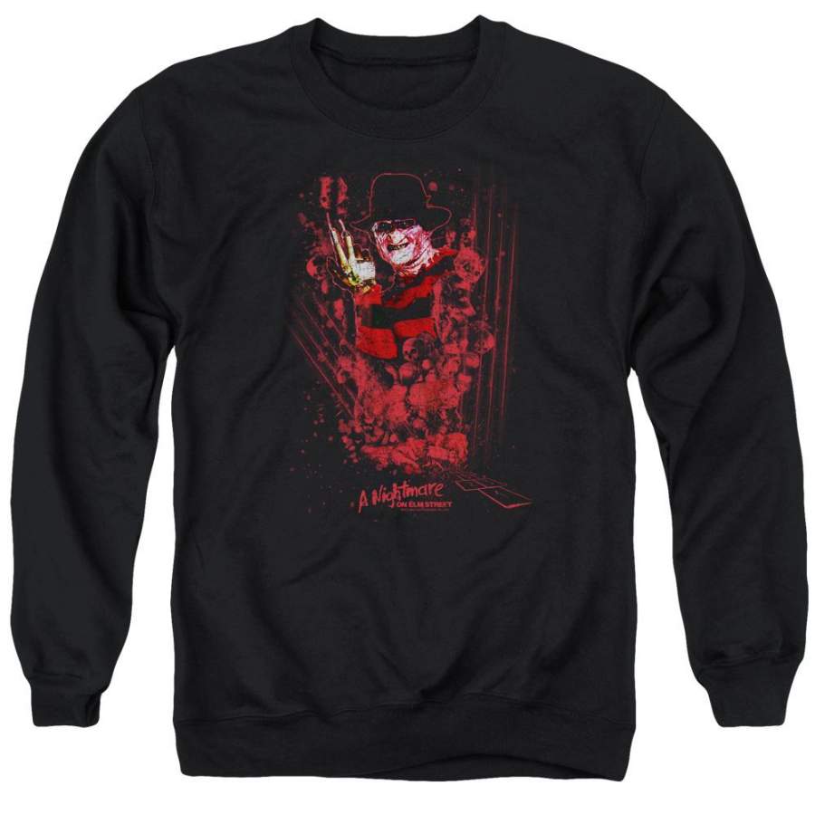 A Nightmare on Elm Street One Two Freddys Coming For You Men’s Crewneck Sweatshirt