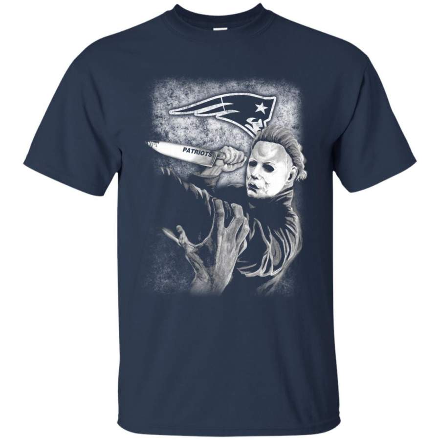 Michael Jason Myers Friday The 13th New England Patriots Halloween T Shirts