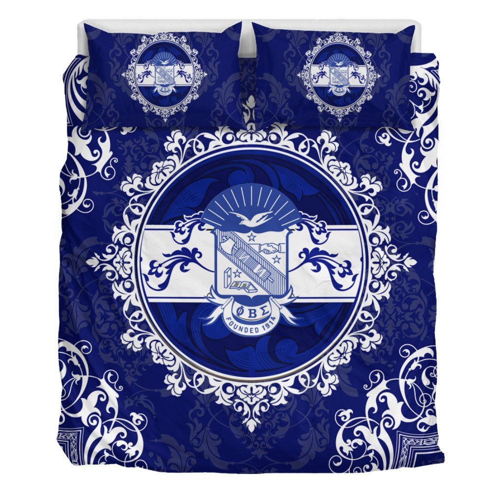 Fraternity Bedding Set – Phi Beta Sigma Nolan Duvet Cover & Pillow Cases