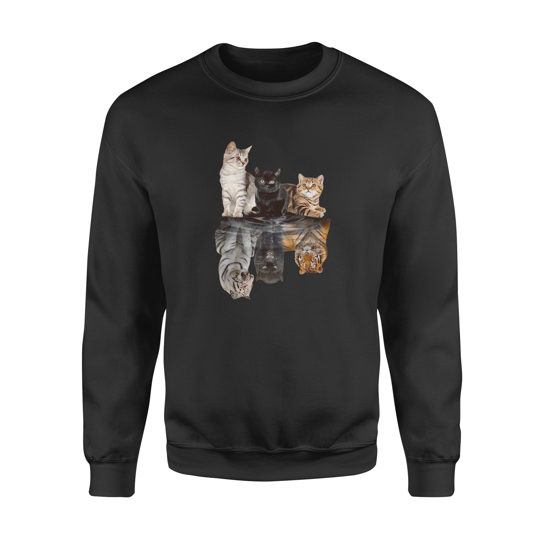 Underwater Cats Shadow Like Tiger And Panther – Standard Crew Neck Sweatshirt