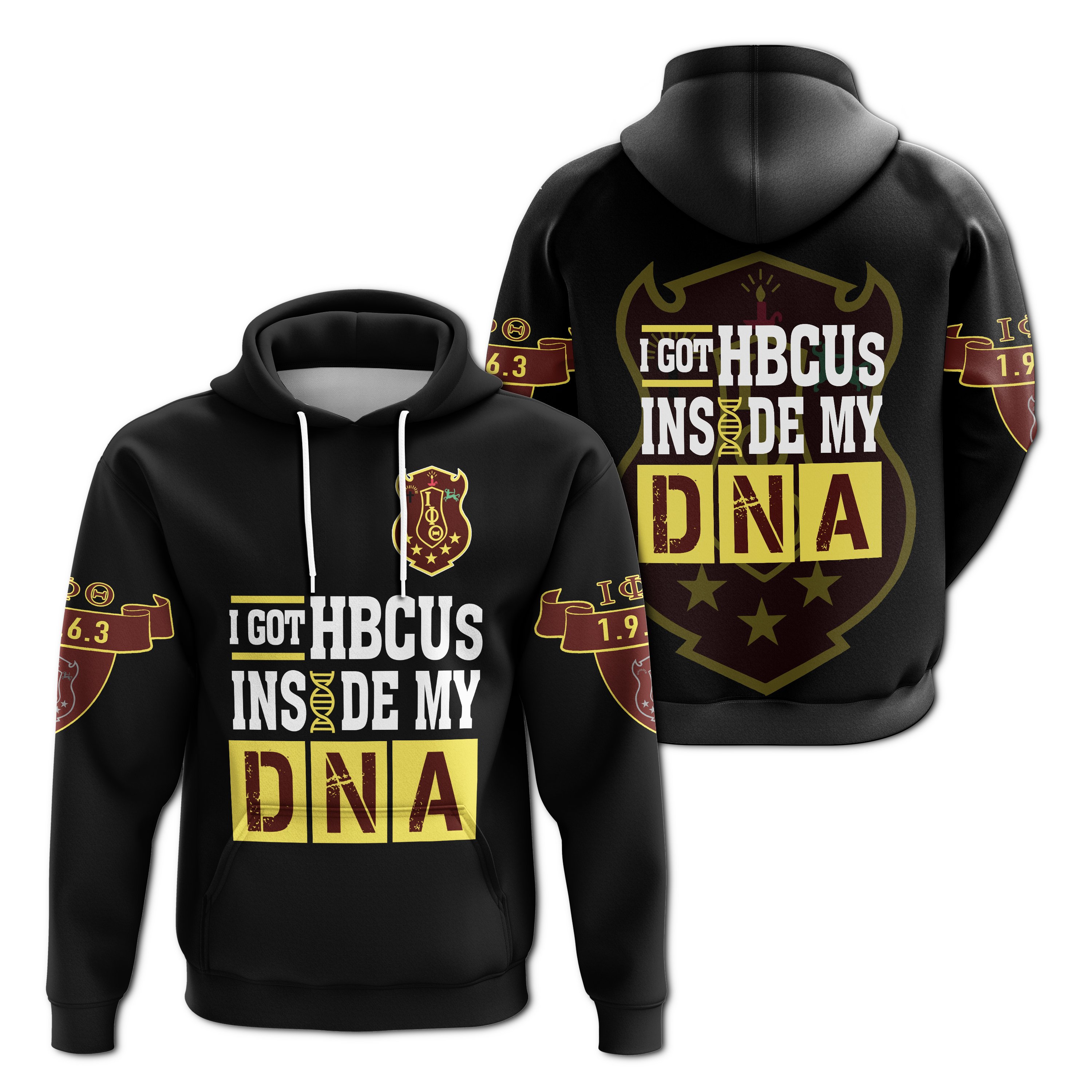 Masonstars Hoodie – Iota Phi Theta HBCU DNA Pullover J09