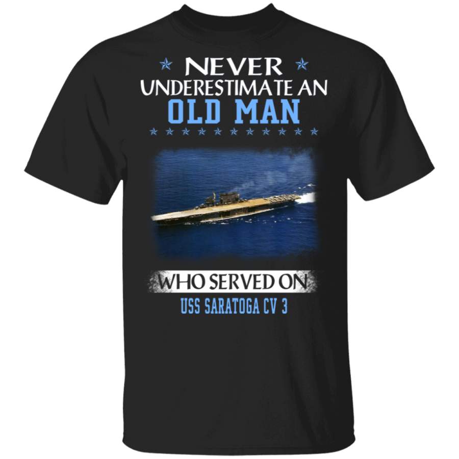 USS Saratoga CV 3 Veterans Day Christmas Gift T-Shirt