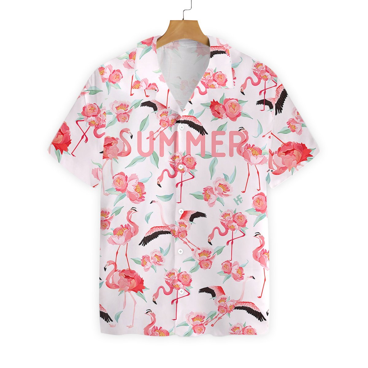 Flamingo Summer All Over Printed Hawaiian Shirt Ha3331