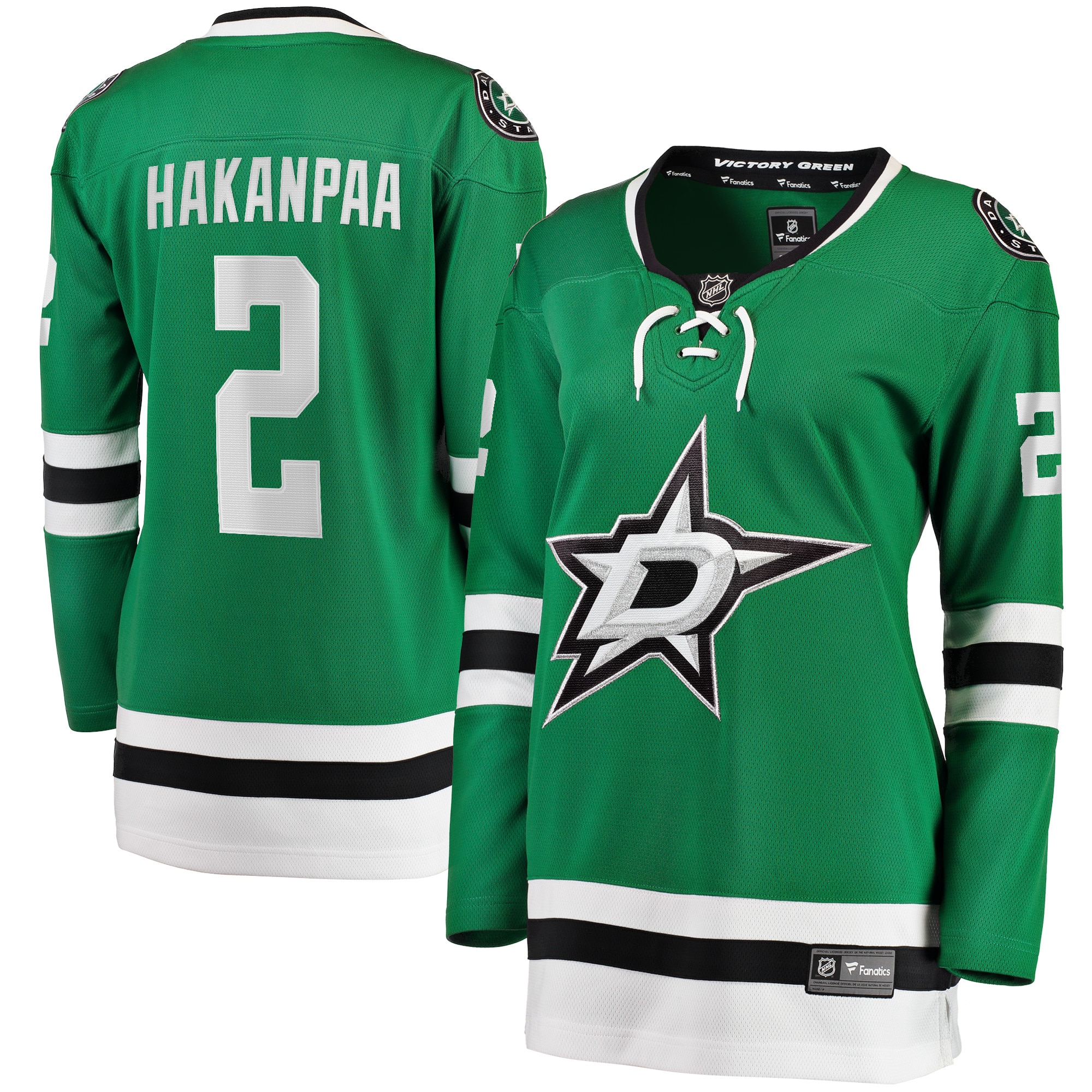 Women's Dallas Stars Jani Hakanpaa Kelly Green Home Breakaway Player Jersey