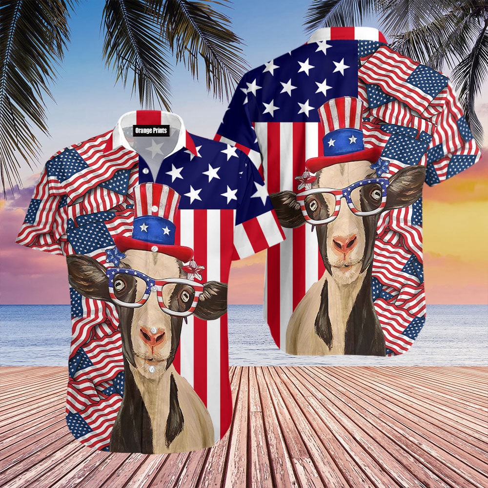 Goat Of July Hawaii Shirt For Men Women Ha24801