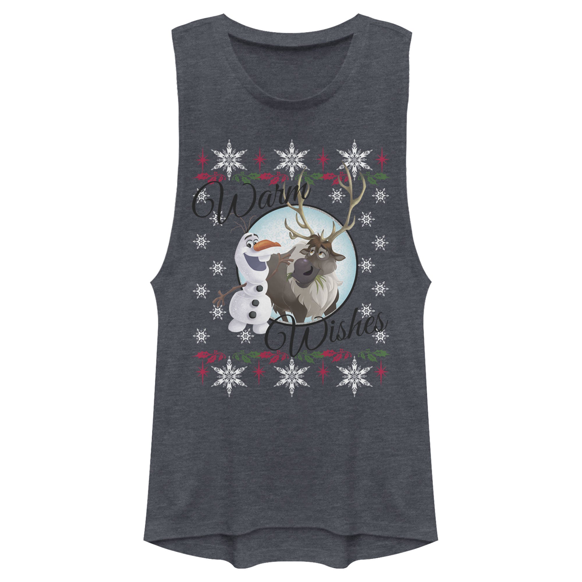 Frozen Junior’S Christmas Warm Wishes  Festival Muscle Tee