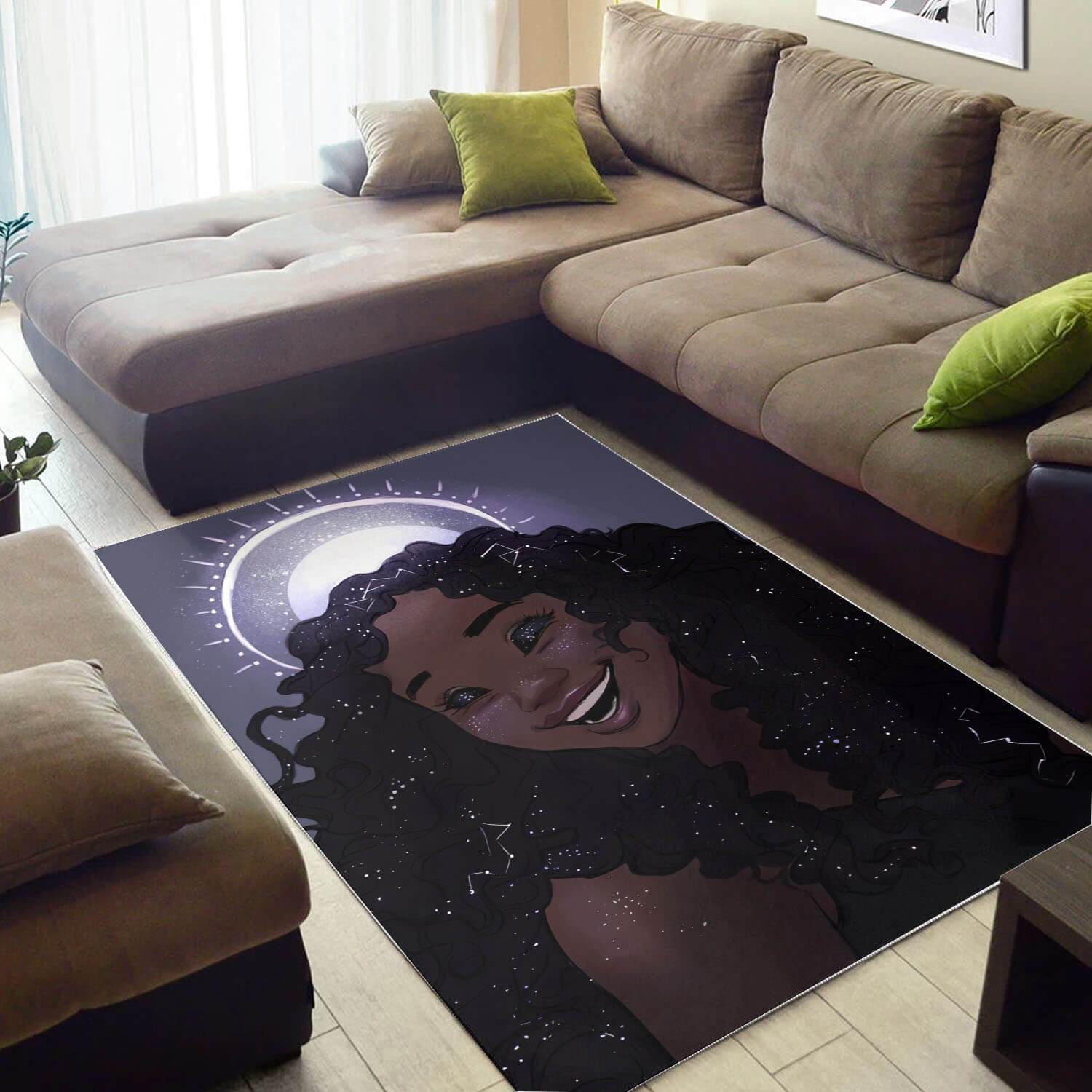 African American Area Rugs Pretty Melanin Girl African Inspired Area Rug Afrocentric Decor Ideas BPS18864