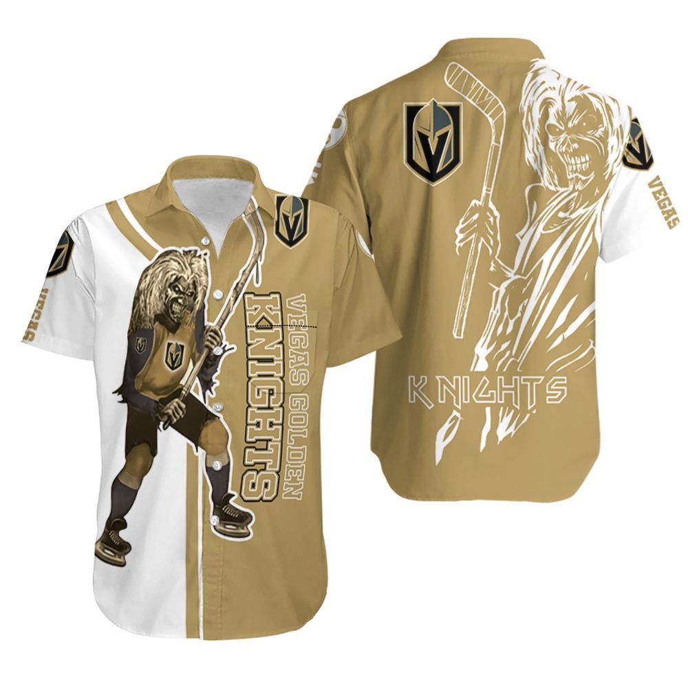 Vegas Golden Knights And Zombie For Fan Hawaiian Shirt