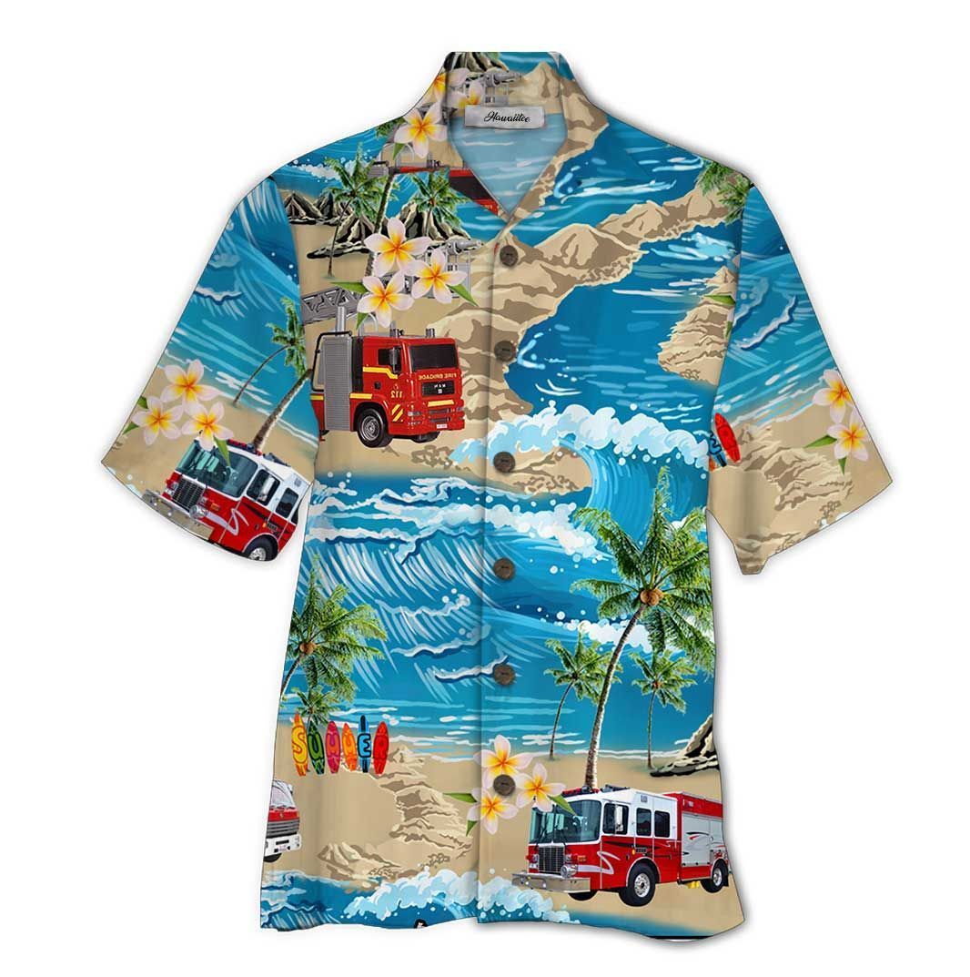 Truck Colorful Unique Design Unisex Hawaii Shirt For Men And Women Ha96930