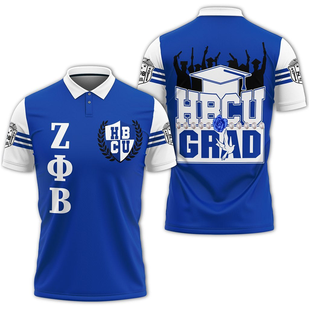 Sorority Polo – Zeta Phi Beta Hbcu Graduation Polo Shirt