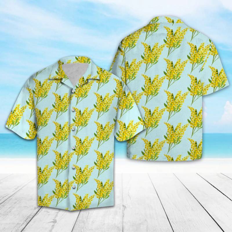 Nebraska Goldenrod Flower Hawaiian Shirt Ha1787