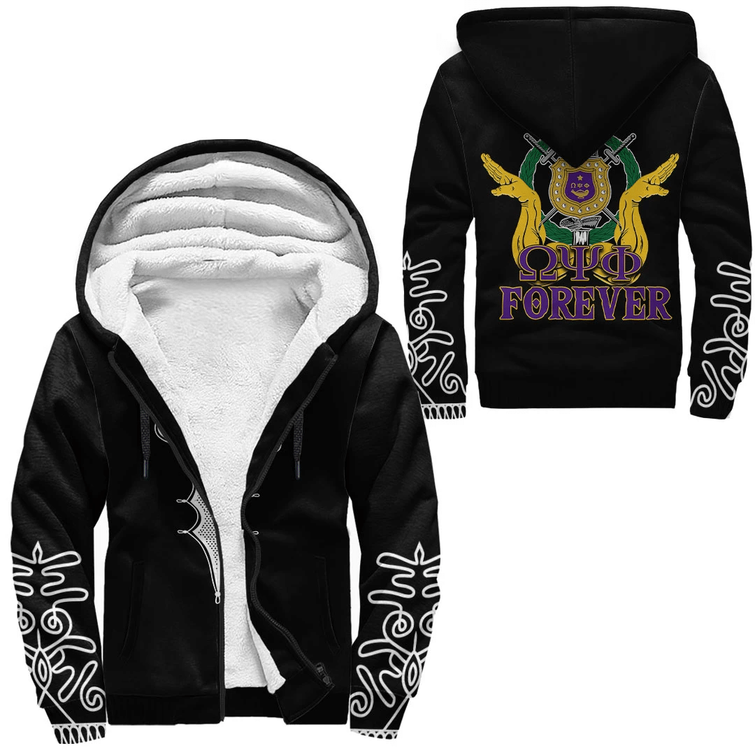 Fraternity Hoodie – Omega Psi Phi Forever Sherpa Hoodie