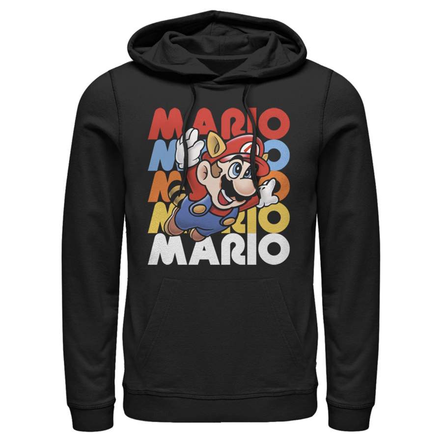 Nintendo Men’s Flying Raccoon Mario  Lightweight Hoodie