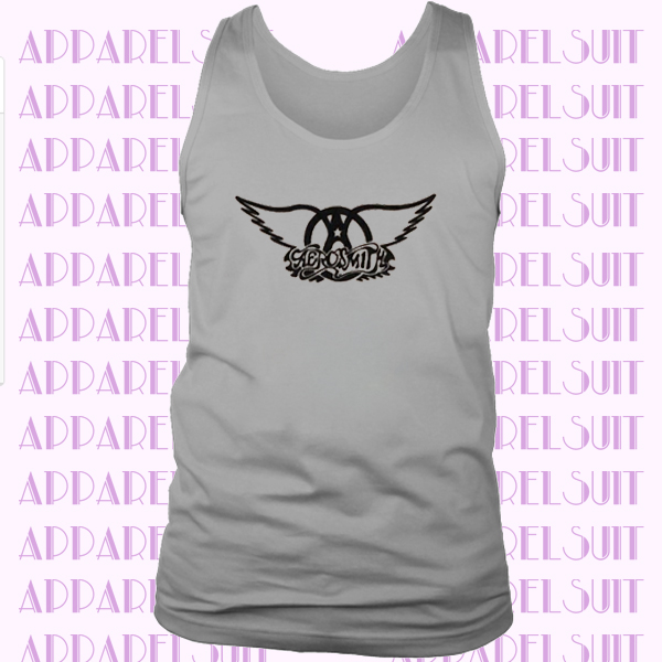 USA Made VTG 90s White Giant Aerosmith Cotton Wife Beater Tank Top T Shirt