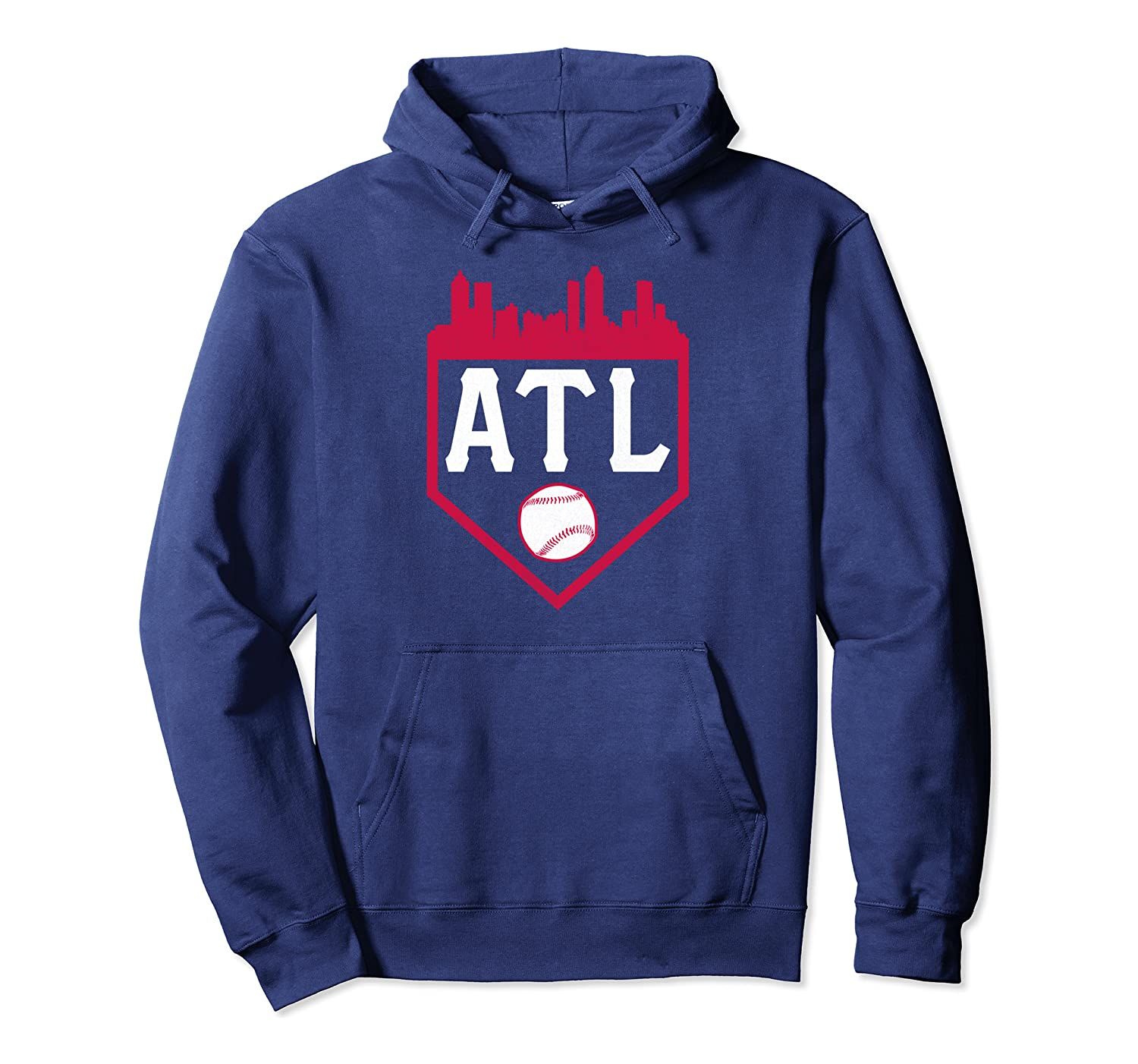 Atlanta Baseball ATL Vintage Home Plate Skyline Brave Gift Pullover Hoodie, T-Shirt, Sweatshirt, Tank Top, Racerback, Dolman