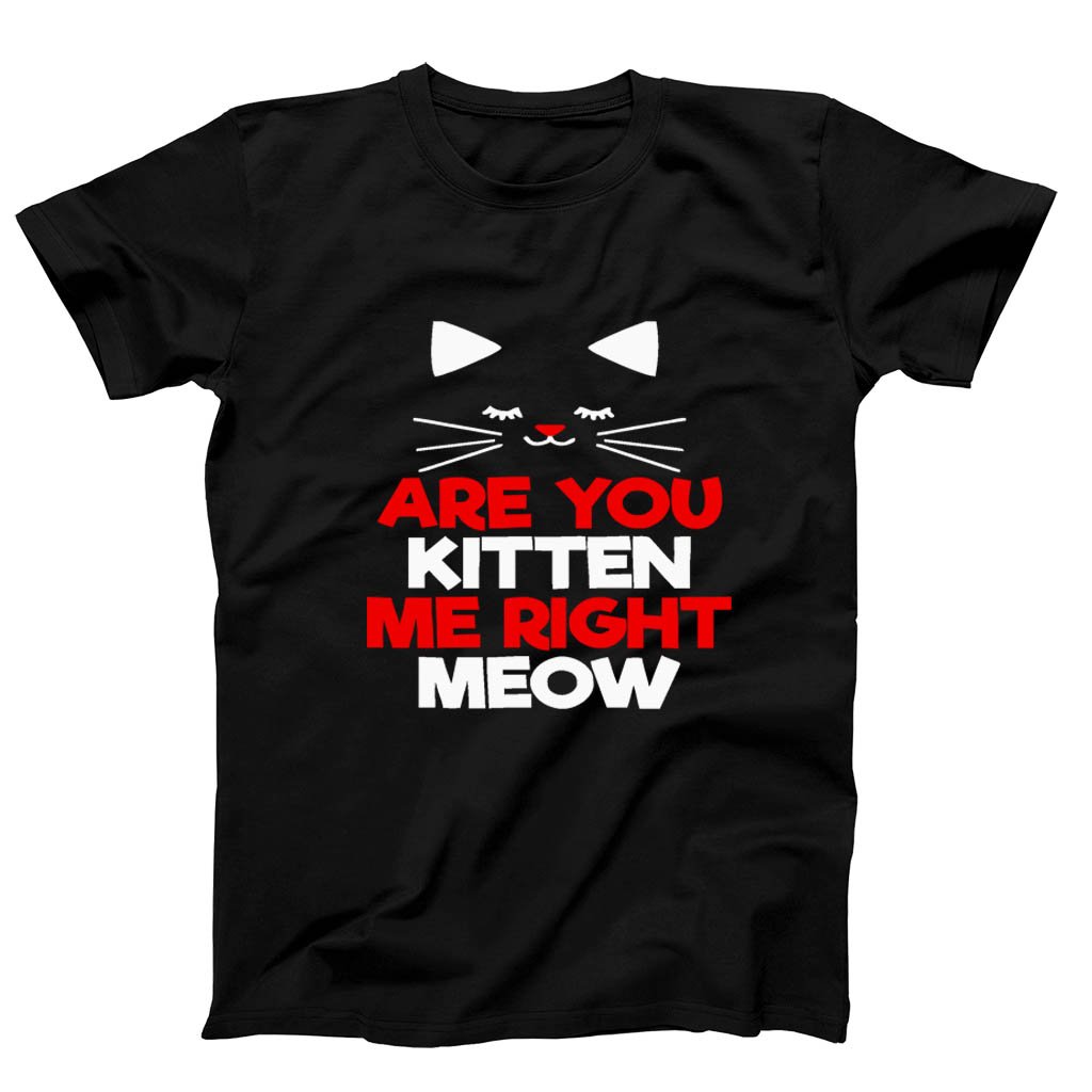 Are You Kitten Me Right Meow Lovers Men’s T-Shirt Tee