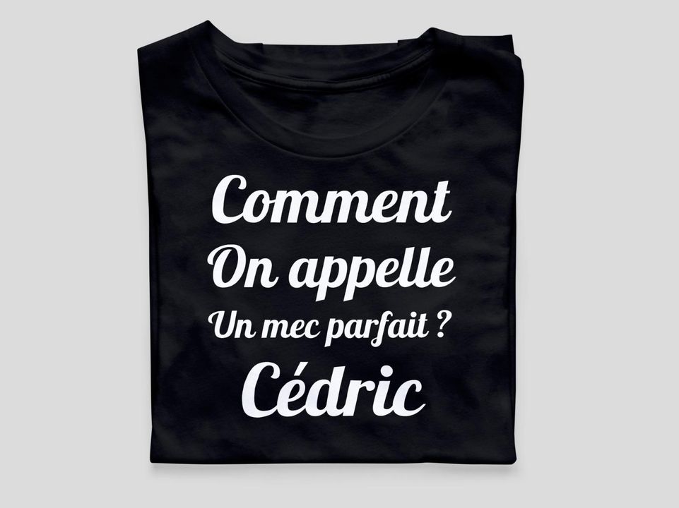 Comment On Appelle Un Mec Parfait Cedric Gift Ideas Standard/Premium T-Shirt