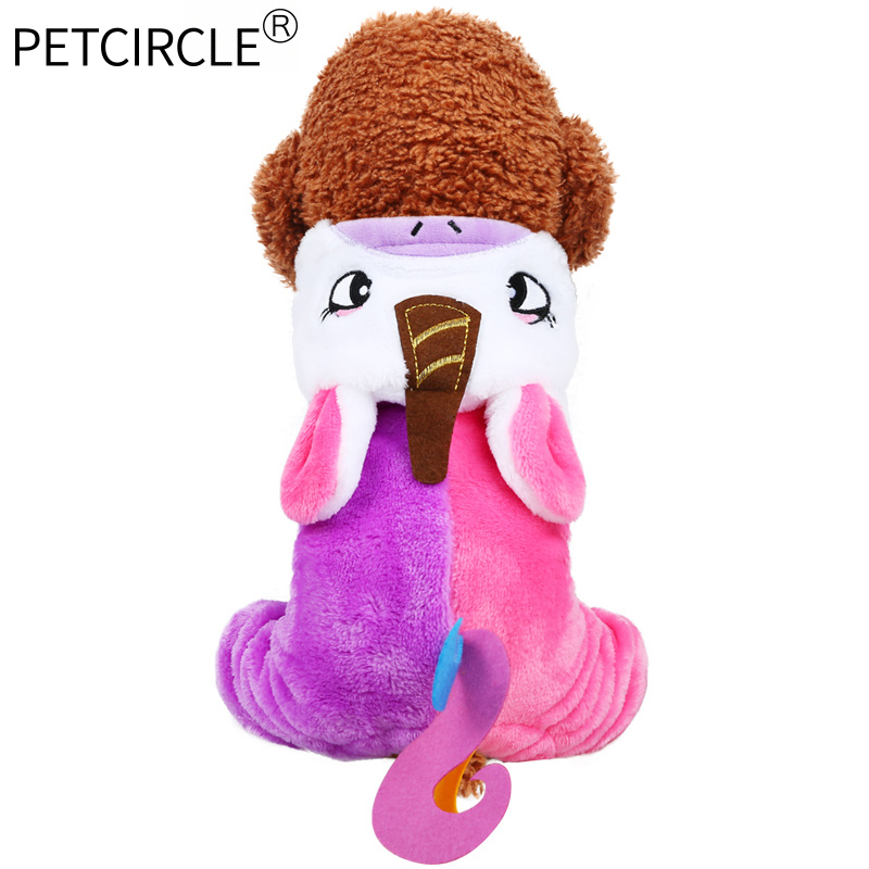 PETCIRCLE Dog Clothes Teddy Puppy French Bulldog Chihuahua Autumn Winter Cat Clothes Pet Clothes Rainbow Unicorn Dress alx