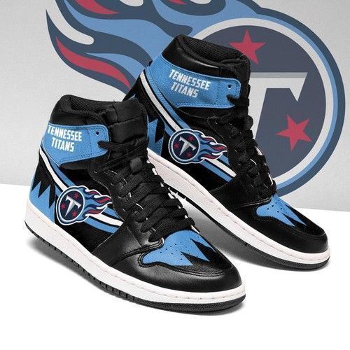 Tennessee Titans Jordan High Top Custom Shoes Sport Sneakers Air Jordan High Sneakers Sport Sneakers