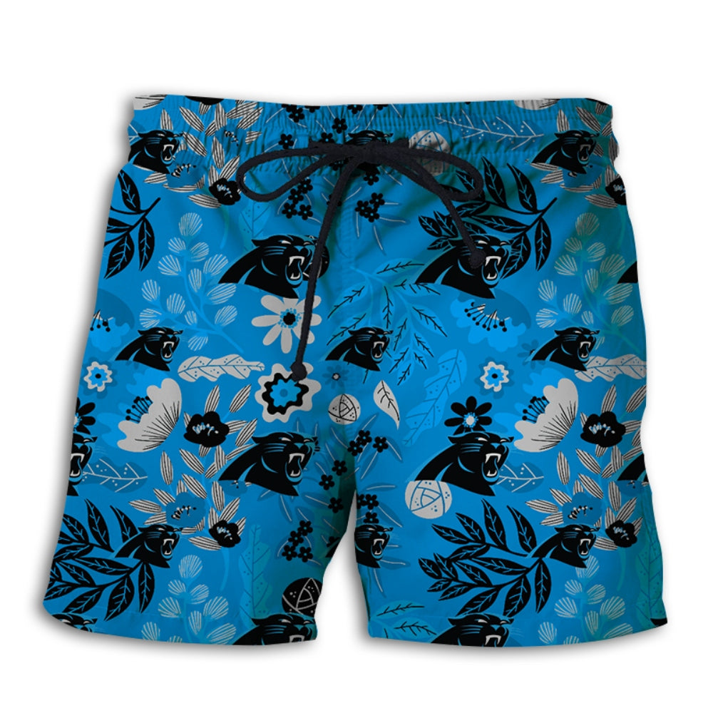 Carolina Panthers Aloha Hawaii Shorts Ha15914