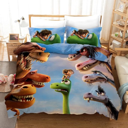 The Good Dinosaur 1 Duvet Cover Pillowcase Home Decor 3D Bedding Set 666