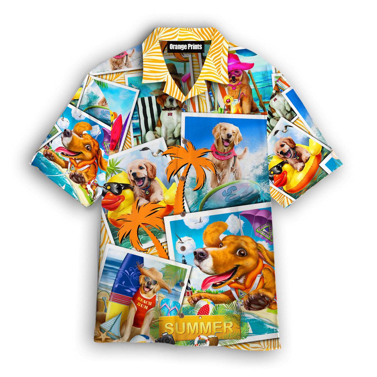 Dogs Love Beach Summer Aloha Hawaii Shirts For Men Women Ha32022