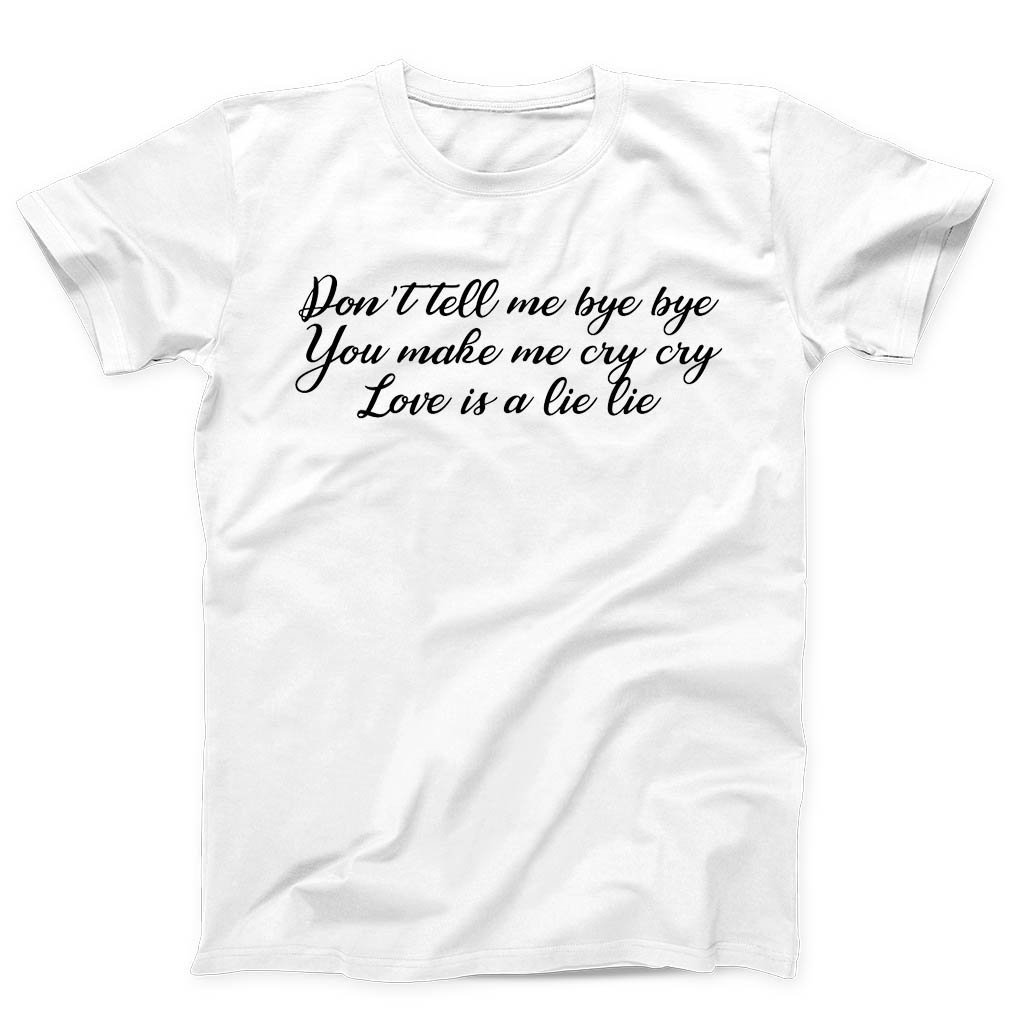 You Make Me Cry Quotes Bts Men’s T-Shirt