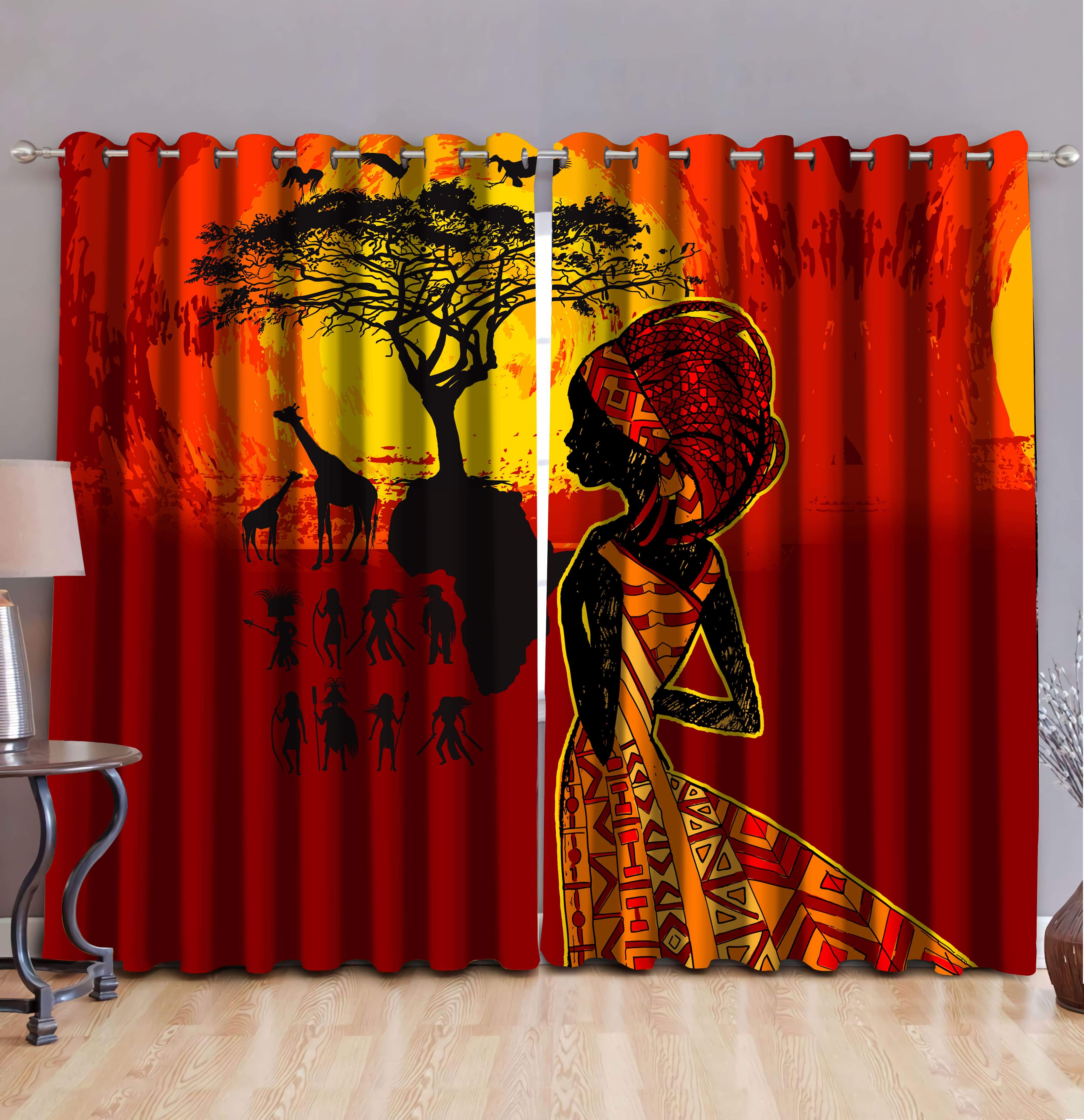 Tmarc Tee African Land Curtains Tn Hht24042106.S1