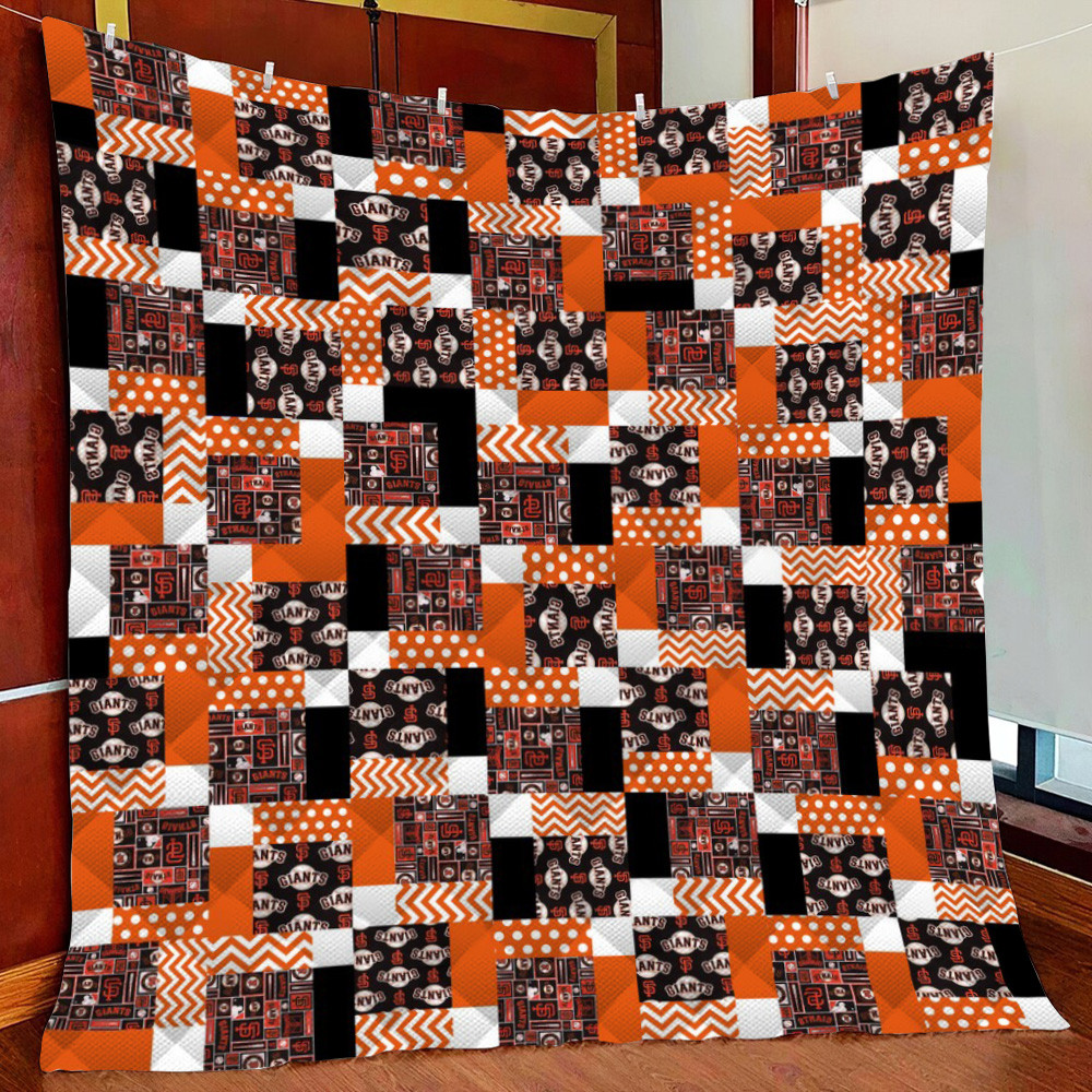 San Francisco Giants Fleece Blanket Quilt Blanket