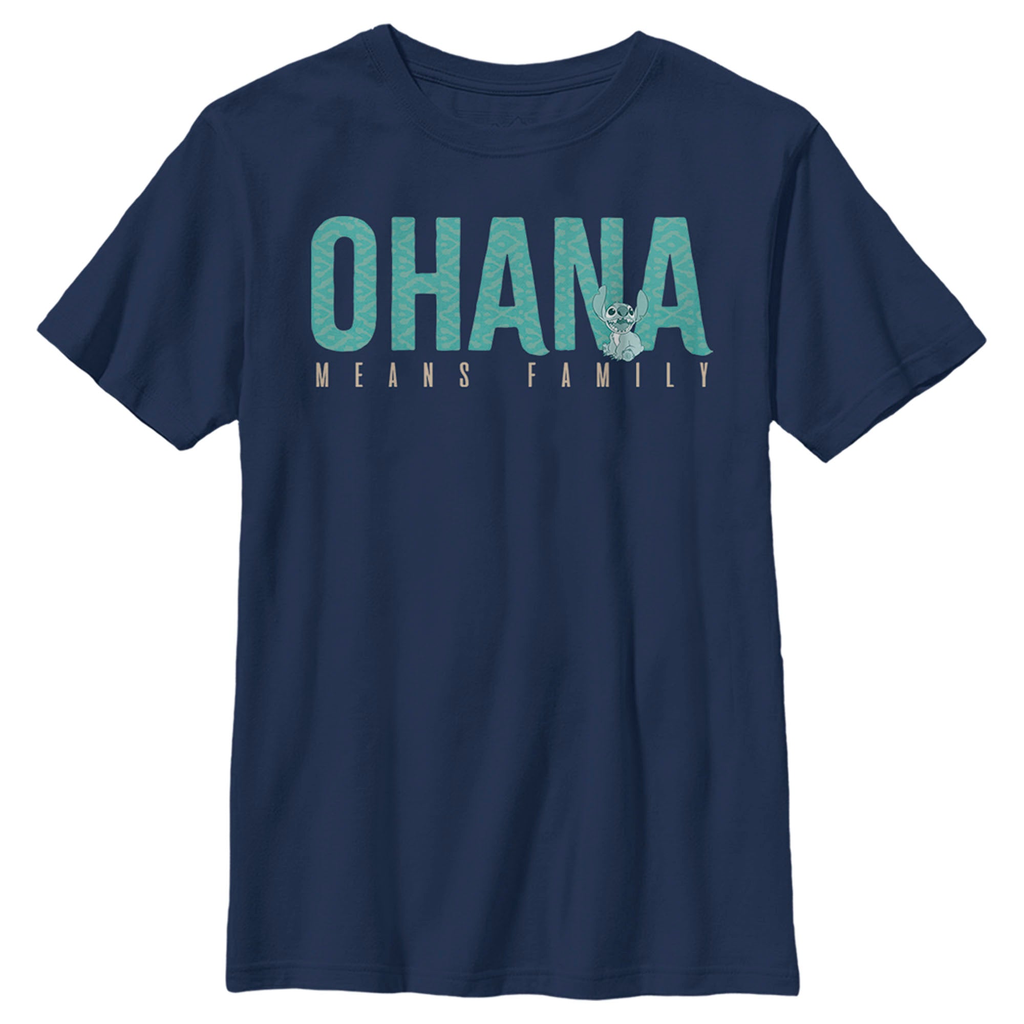 Boy’S Lilo & Stitch Bold Ohana Means Family T-Shirt